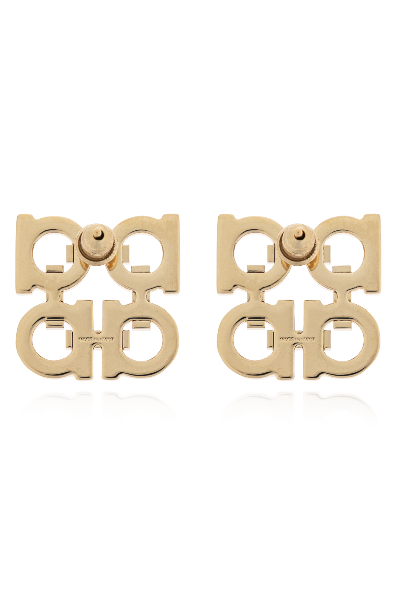 FERRAGAMO Earrings with shimmering crystals | Women's
